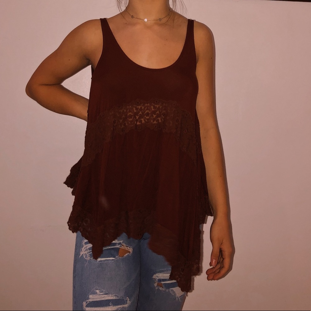american eagle flowy top